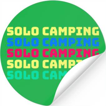 Discover Solo Camping Stickers