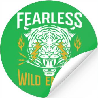 Discover Fearless. Wild energy. Stickers