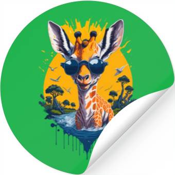Discover cool Giraffe Stickers