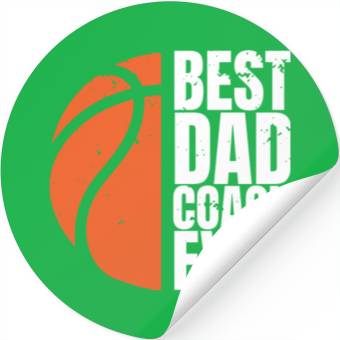 Discover BEST DAD COACH EVER Stickers