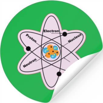 Discover Atom Structure Model Electrical Physics Students Stickers