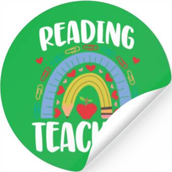 Discover Reading Teacher Stickers