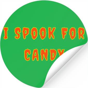 Discover I Spook For Candy nostalgia Stickers