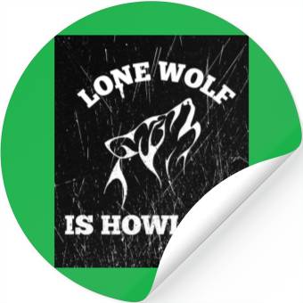 Discover LONE WOLF Stickers