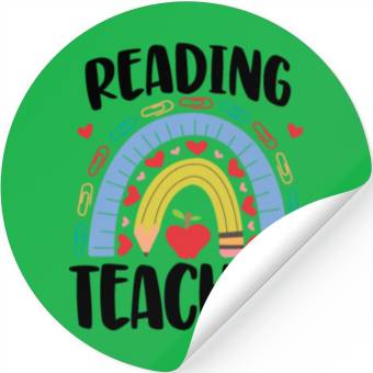 Discover Reading Teacher Stickers