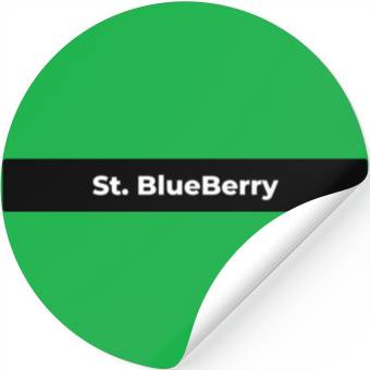 Discover St. Blueberry Stickers