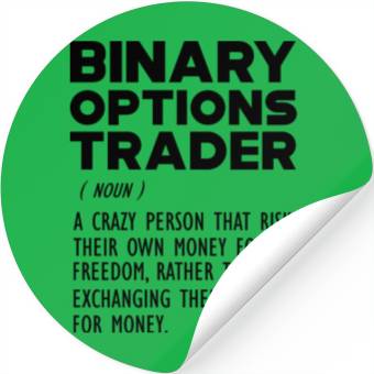 Discover Binary Options Trader funny definition b Stickers