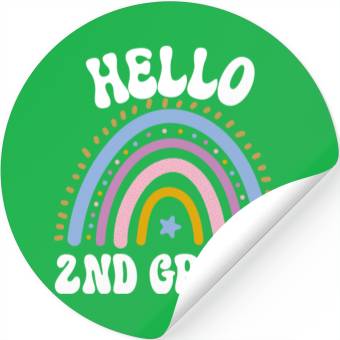 Discover Hello 2nd grade, back to school Stickers
