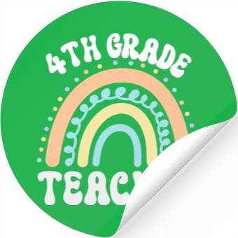 Discover 4th grade teacher, back to school Stickers