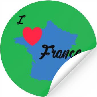 Discover France Stickers