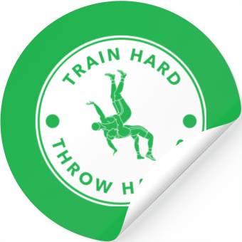 Discover Judo train hard throw harder Stickers
