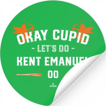 Discover Cupid Let's Do Kent Euel Day Baseball Stickers