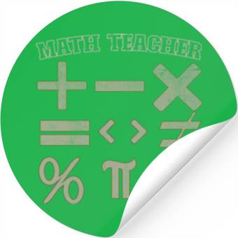 Discover Math Teacher 1 Stickers