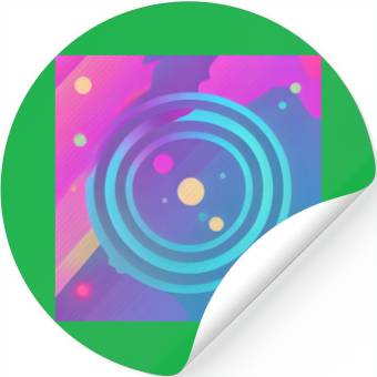 Discover Galaxy nebula art Stickers