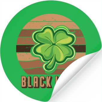 Discover Patrick Day African Irish Stickers