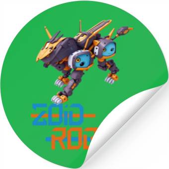 Discover Zoid robot Stickers