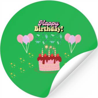 Discover Birthday surprise Stickers