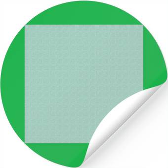 Discover Teal White Dots Pattern Stickers