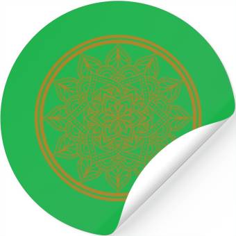 Discover Mandala Gold Art Stickers