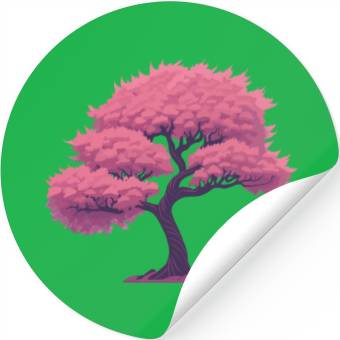 Discover Blooming Sakura tree Stickers
