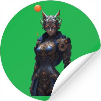 Discover Cyber Hero - Futuristic Warrior Style Stickers