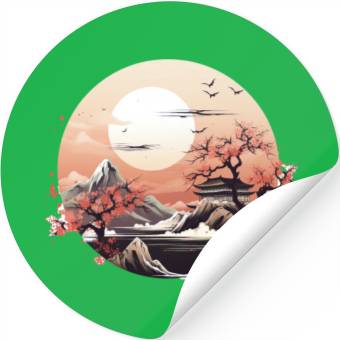 Discover Serenity in Sakura Stickers