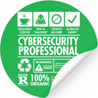 Discover Cybersecurity Network Engineer Analyst Cyber Stickers