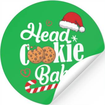 Discover Head Cookie Baker Stickers