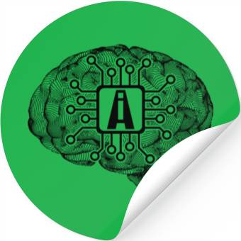 Discover Ai Artificial Intelligence Brain Stickers
