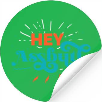 Discover Supernatural Hey Assbutt Typography Stickers
