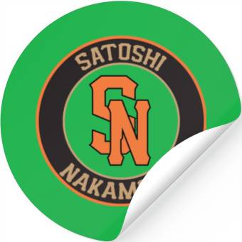 Discover Bitcoin Logo Baseball Stickers