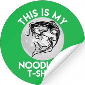 Discover This is my Noodling Stickers Flathead Fish