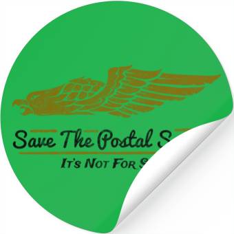 Discover Save The Postal Service D Stickers
