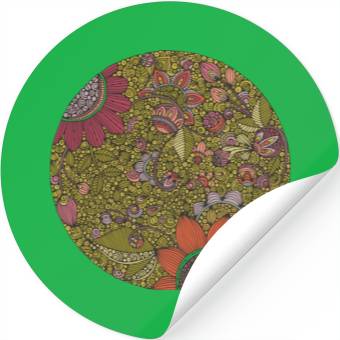 Discover Circle Garden Stickers