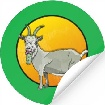 Discover Goat With A Green Beard Stickers
