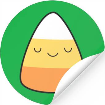 Discover Candy Corn Stickers