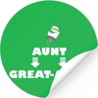 Discover Great Aunt Stickers