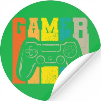 Discover Gamer arcade player Stickers