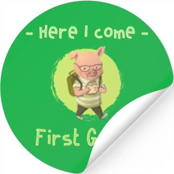 Discover Back to school First Grade Stickers