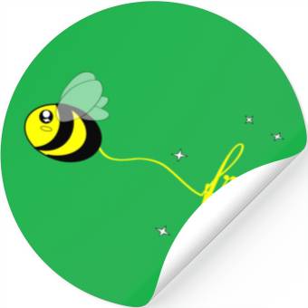 Discover bee free Stickers