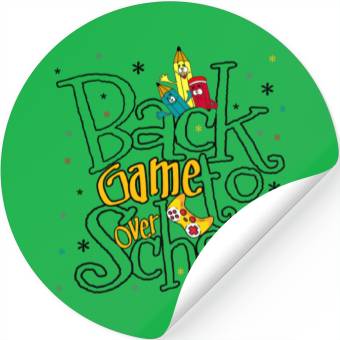 Discover back to school game over Stickers