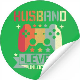 Discover HUSBAND LEVEL UNLOCKED Stickers