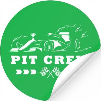 Discover Pit Crew Car Racing Gift Stickers