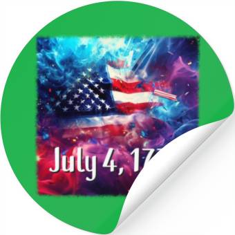 Discover July 4th, 1776 Stickers