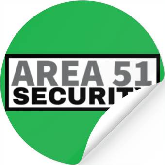Discover Area 51 Security Stickers
