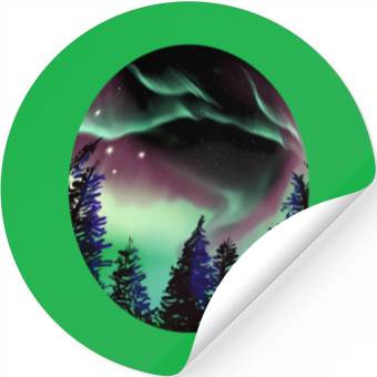 Discover Northern Lights Aurora Borealis For Or Stickers