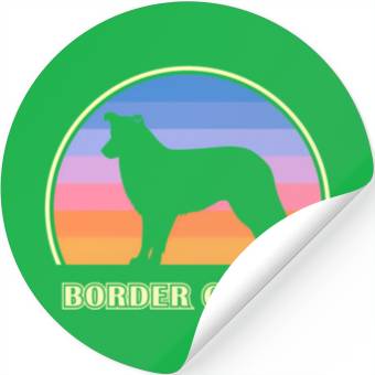 Discover Border Collie Sunset Dog Stickers