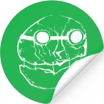 Discover Lone Scavenger Transparent White Stickers
