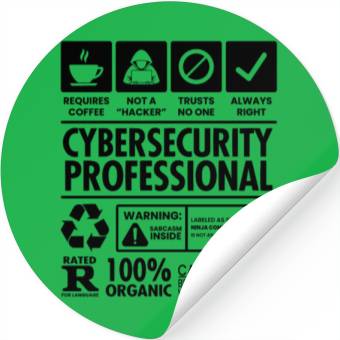 Discover Cybersecurity Network Engineer Analyst Cyber Stickers