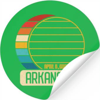 Discover Total Solar Eclipse Arkansas April 28 2024 Eclipse Stickers